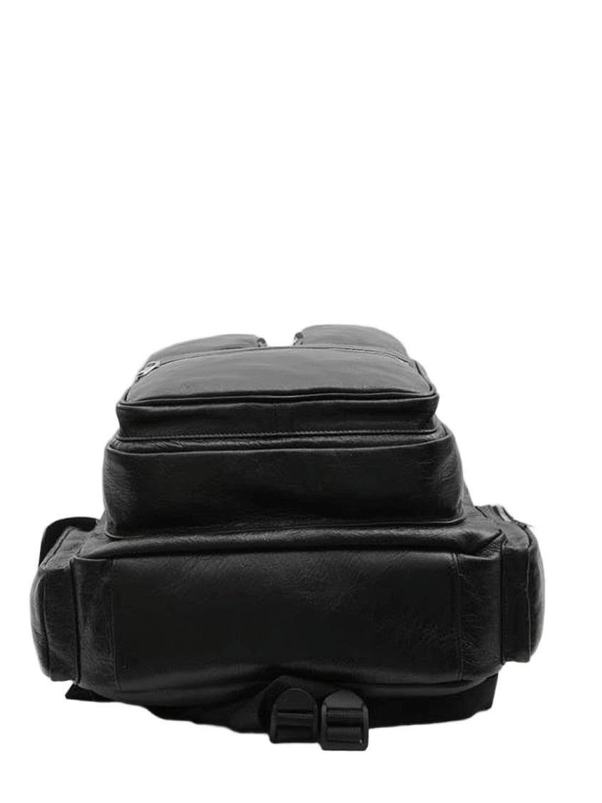 Balenciaga Smooth Lambskin Leather Backpack With Minimalist Design
