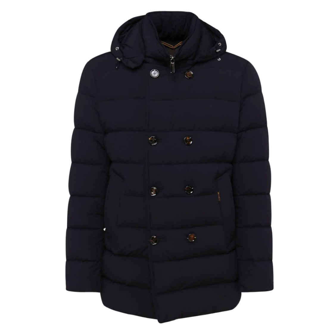Moorer Quilted Padded Coat With Double-Breasted Design And Hood