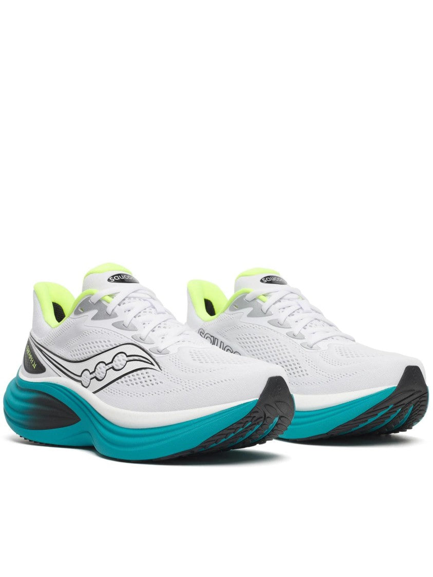 Saucony Teal Midsole Breathable Mesh Sneakers