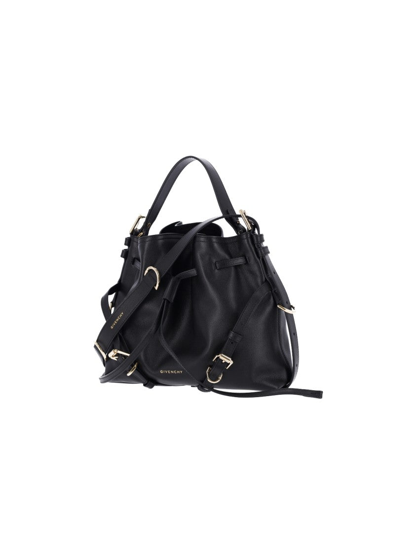 Givenchy Black Voyou Bucket Calfskin Bucket Bag