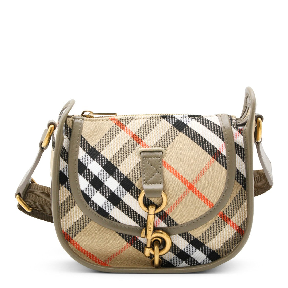 Burberry Beige Cotton Crossbody Bag