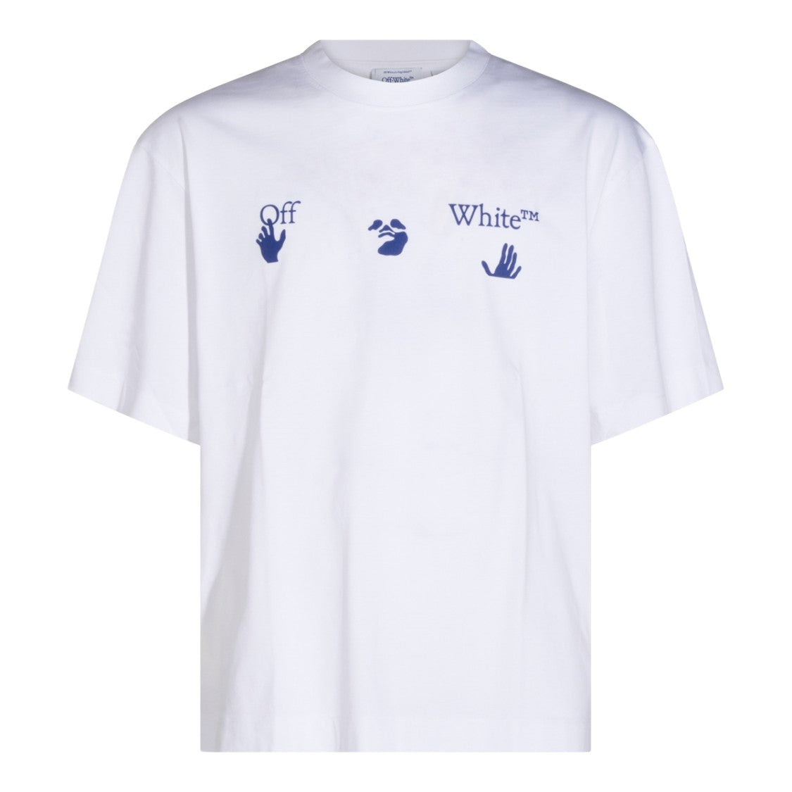 Off-White White Cotton Relaxed-Fit Cloudy Arrow T-Shirt