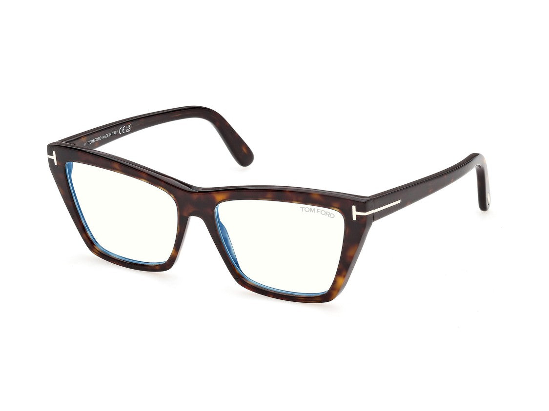 Tom Ford Ft6189-B Oversized Tortoiseshell Acetate Square Sunglasses