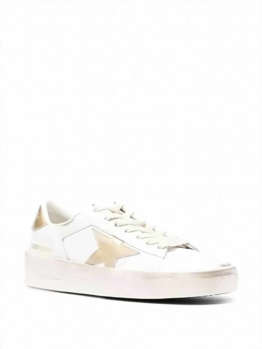 Golden Goose Low-Top Sneakers With Metallic Star Detail