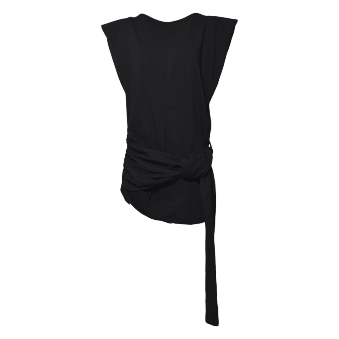 Nine Minutes Short T-Shirt Dress In Soft Black Cotton Jersey