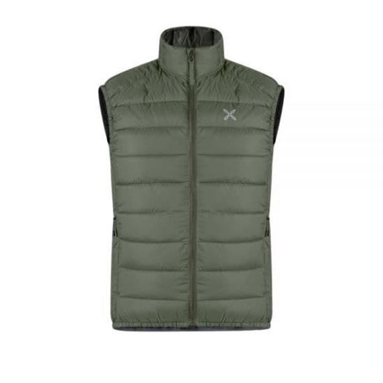 Montura Padded Vest With High Collar And Horizontal Quilting