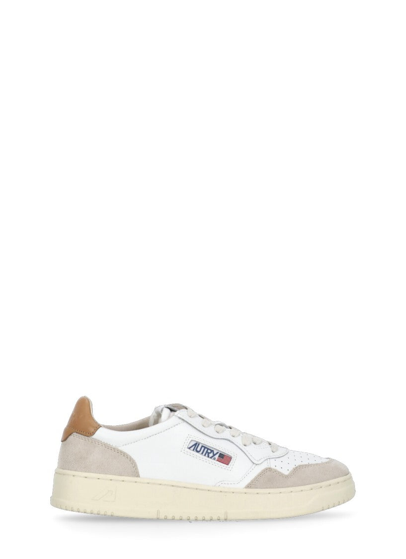 Autry White Autry Smooth Leather Sneakers
