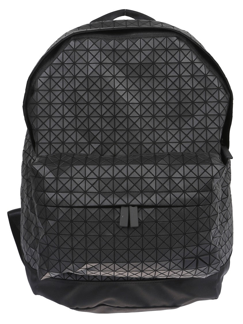 Bao Bao Issey Miyake Geometric Pattern Leather Backpack With Padded Shoulder Straps
