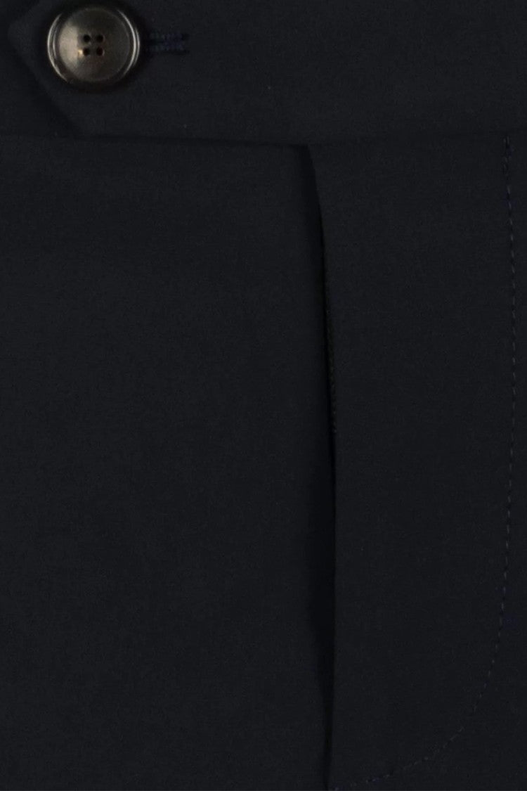 Rrd Tailored Blue Black Trousers With Smooth Finish