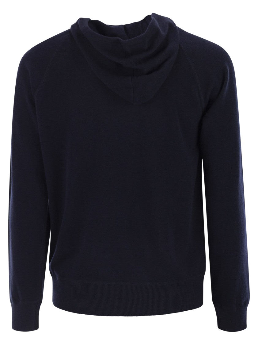 Mc2 Saint Barth Wilbur - Merino Wool Hooded Jumper