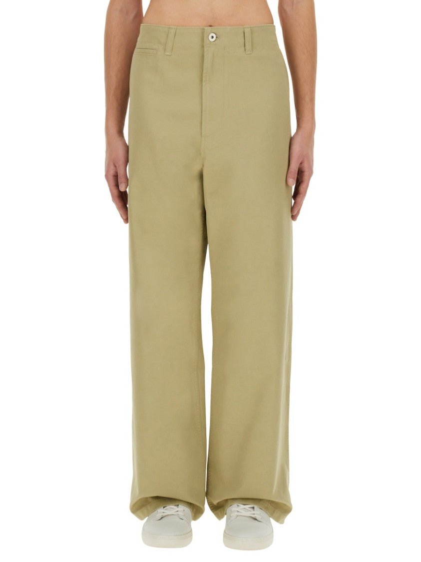 Burberry High-Waisted Straight Leg Pants