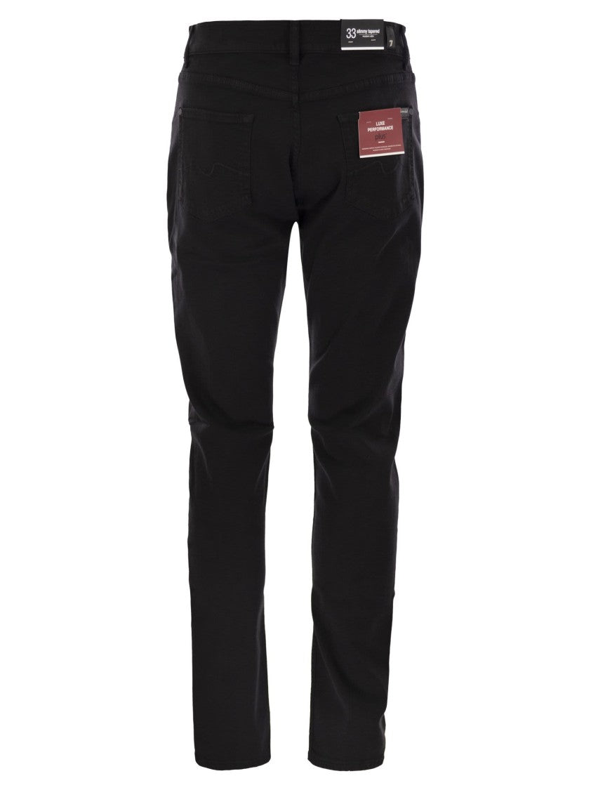 7 For All Mankind Slimmy Tapered - Skinny Medium-Waisted Jeans