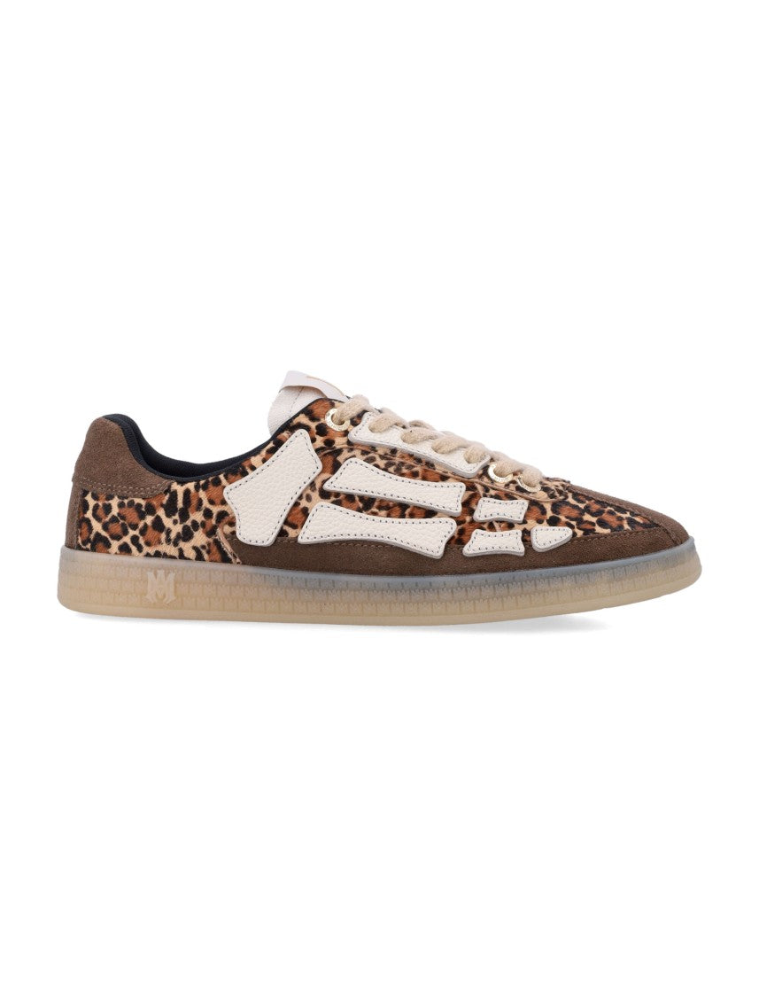 Amiri Pacific Bones Leopard Multi Overlays Sneakers