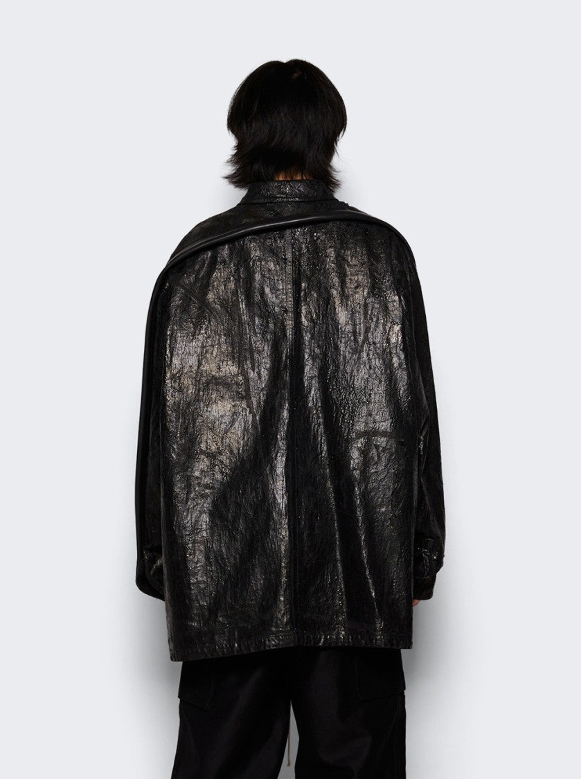 Rick Owens Giacca Tour Jacket Black And Brown