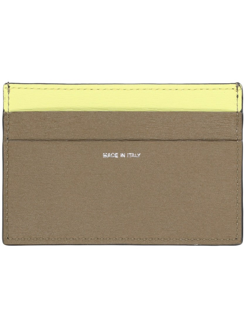 Paul Smith Neutrals Streamlined Fine Stitching Leather Card Holder