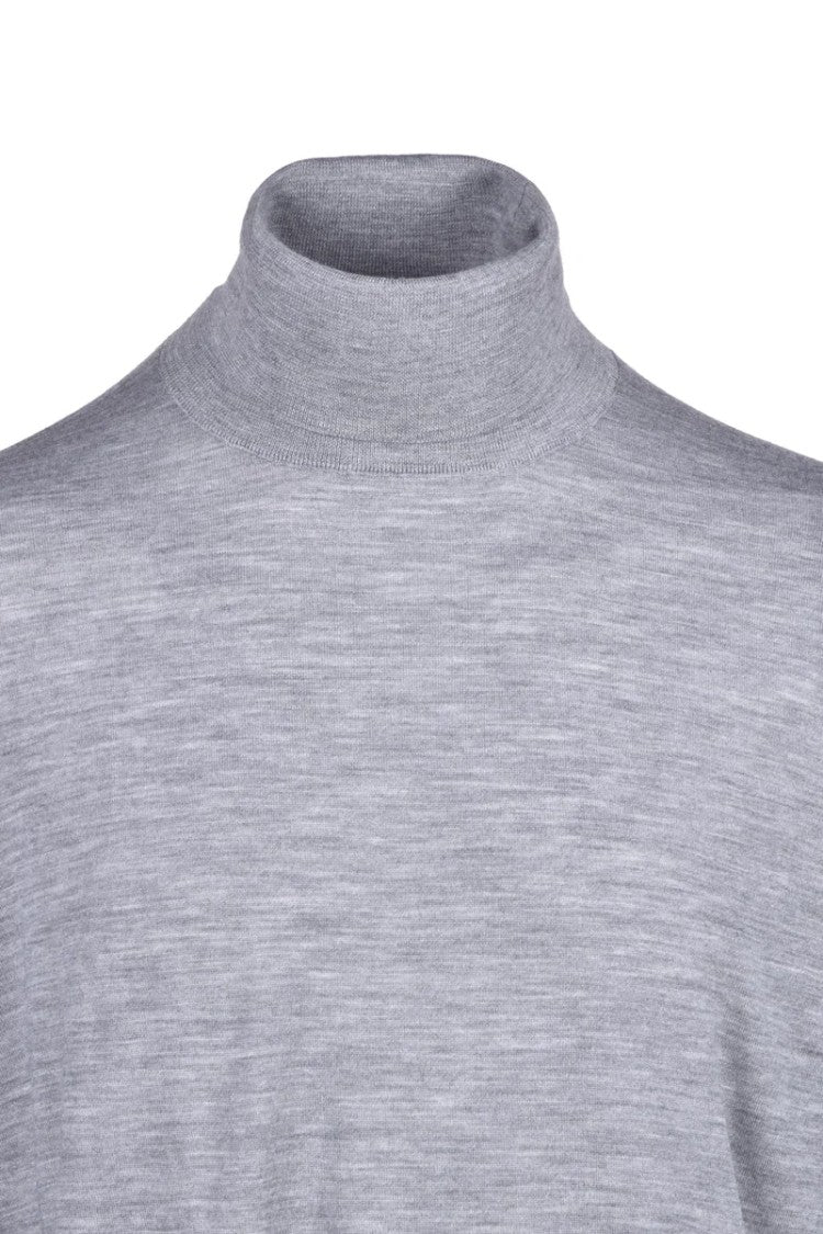 Eleventy Wool Turtleneck Sweater - Grey