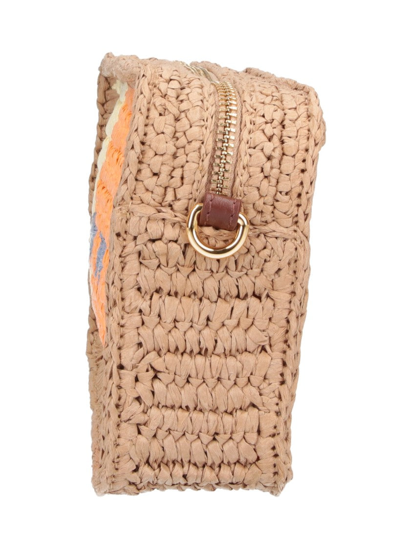 Marni Multicolor Seaside Woven Raffia Bag