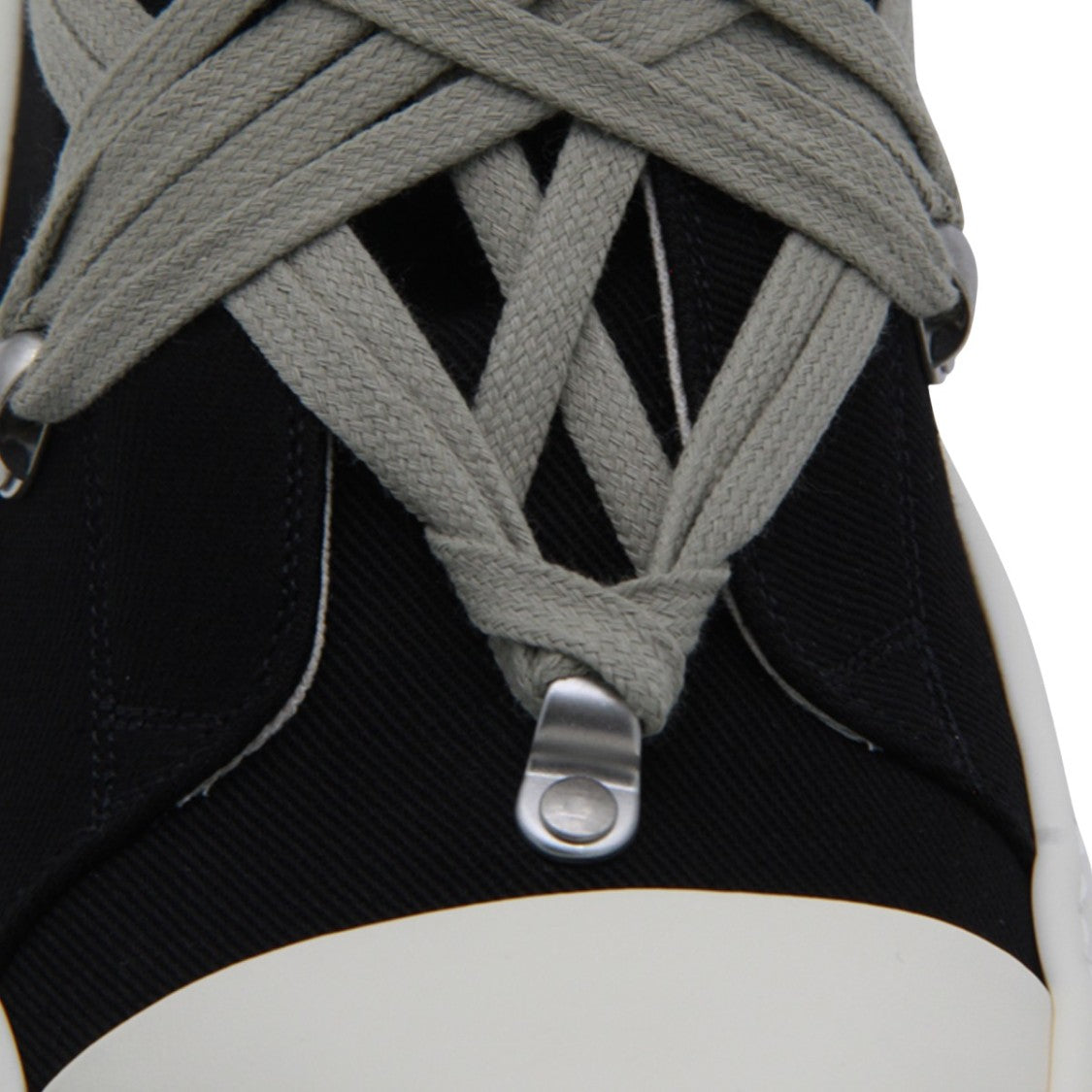Drkshdw By Rick Owens High-Top Sneakers With Multiple Laces And Rugged Details