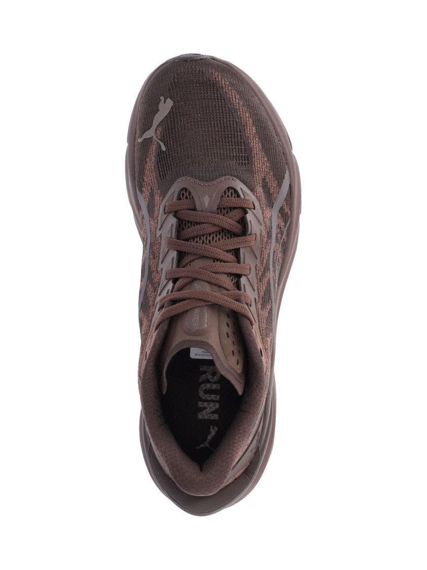 Puma White Sculpted Sole Tonal Overlay Sneakers