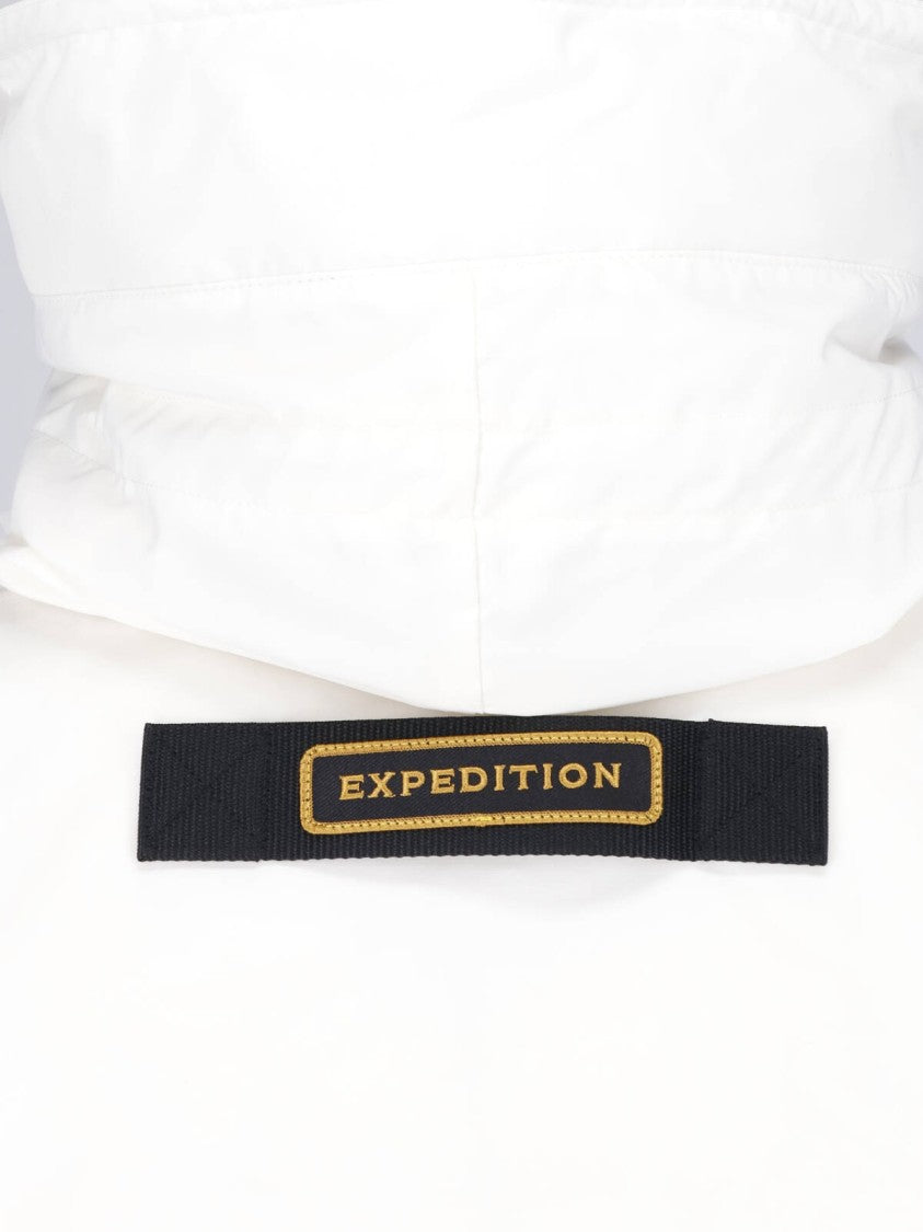 Canada Goose White Expedition Arctic Tech Waterproof Parka