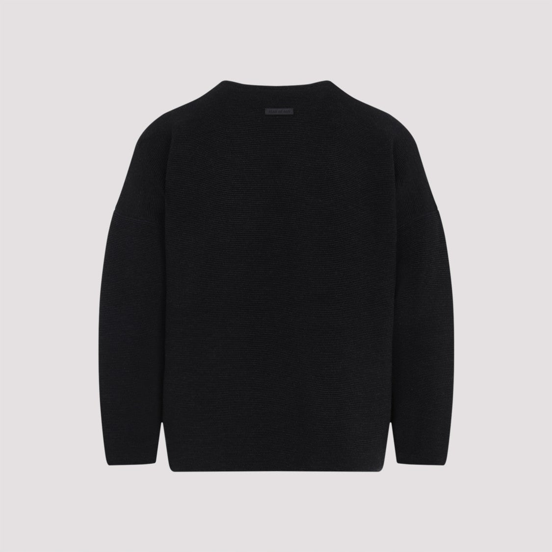 Fear Of God Black Wool Crew Neck Sweater