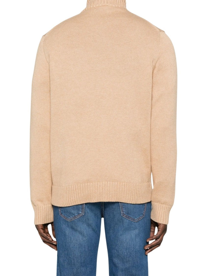 Polo Ralph Lauren Ribbed High-Collar Pullover Sweater