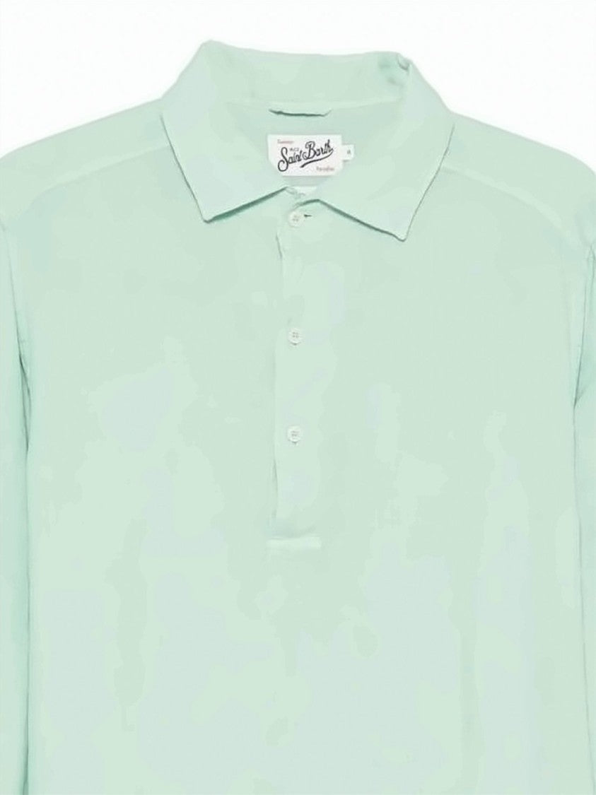 Mc2 Saint Barth Lightweight Long-Sleeve Polo Shirt With Classic Collar
