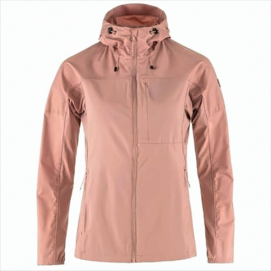 Fjallraven Kanken Fitted Pink Polyester Jacket With High Collar