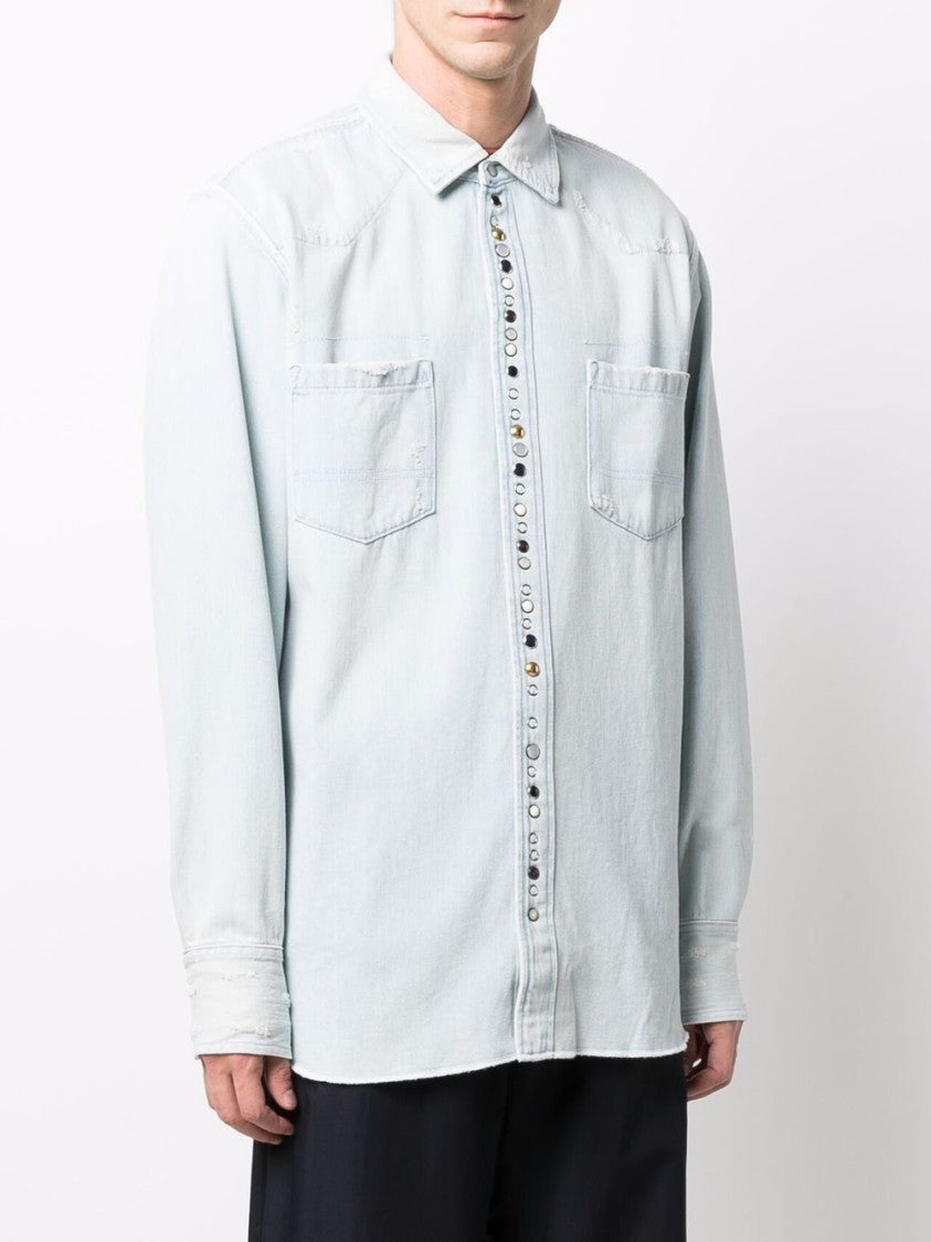 Golden Goose Bleached Studded Shirt