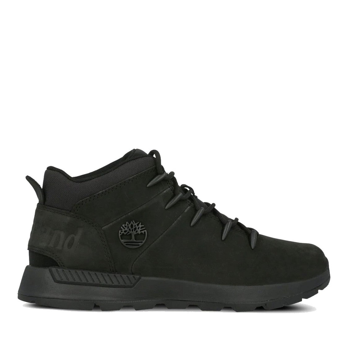 Timberland Sprint Black Low-Cut Padded Collar Nubuck Boots