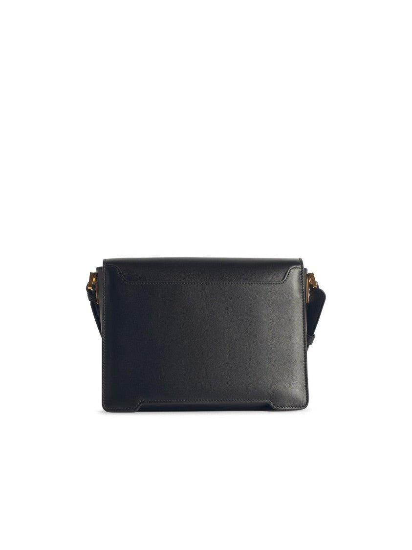 Marni 'New Trunk' Black Leather Crossbody Bag