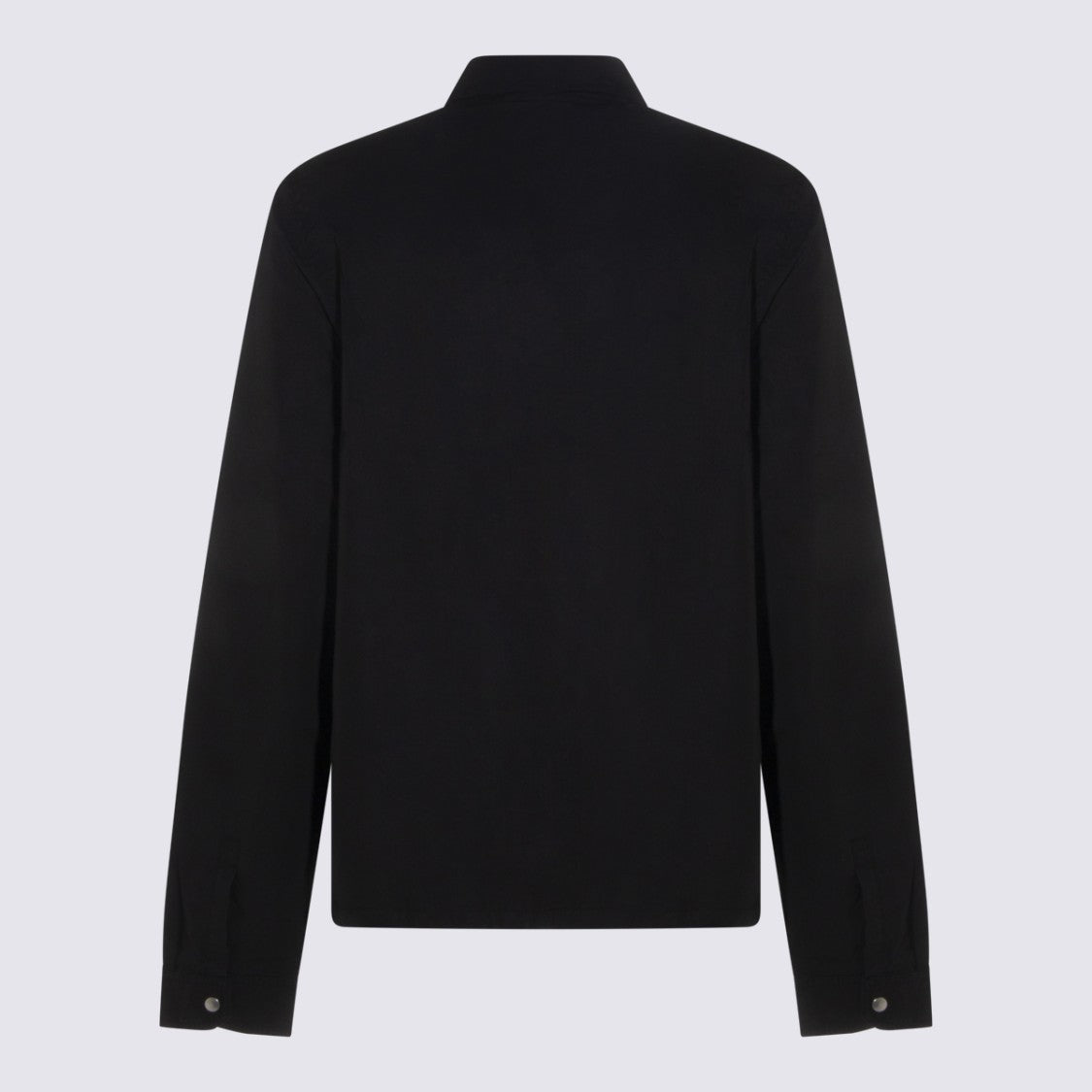 Drkshdw By Rick Owens Black Zip-Front Casual Jacket