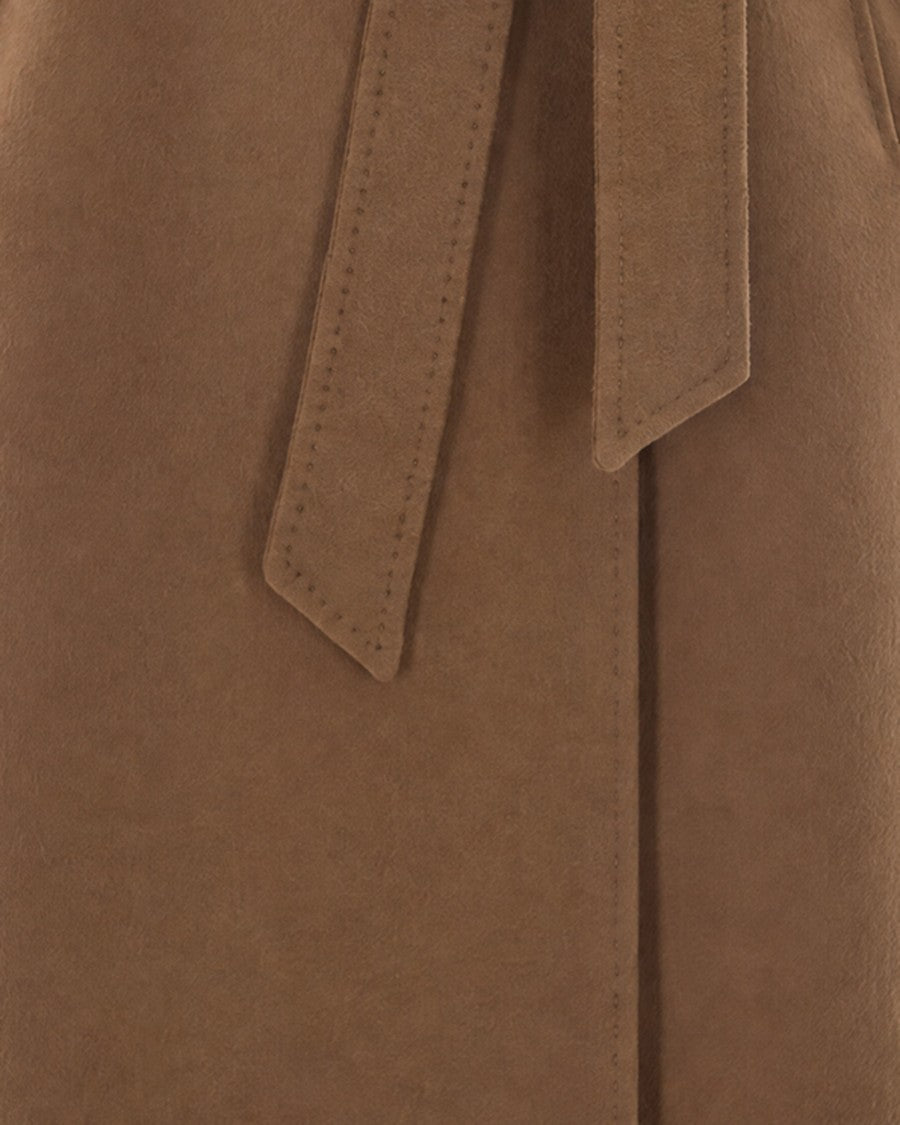 Max Mara Cuoio Bcollag Double-Collar Pure Wool Coat