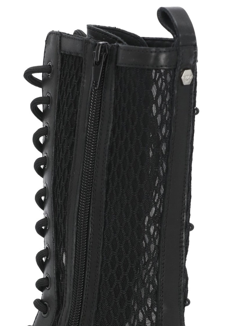 Cult Black Slash 4697 Beads Boots