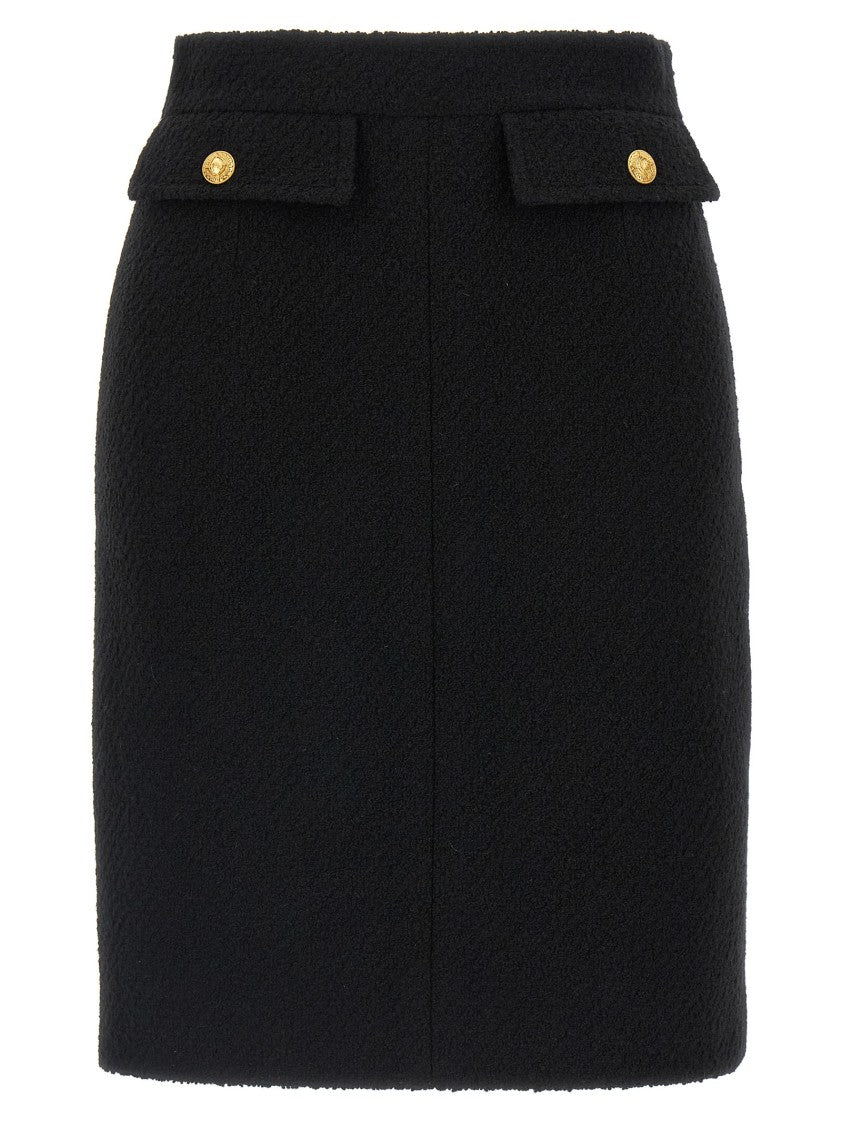 Chloé Bouclé Wool Skirt
