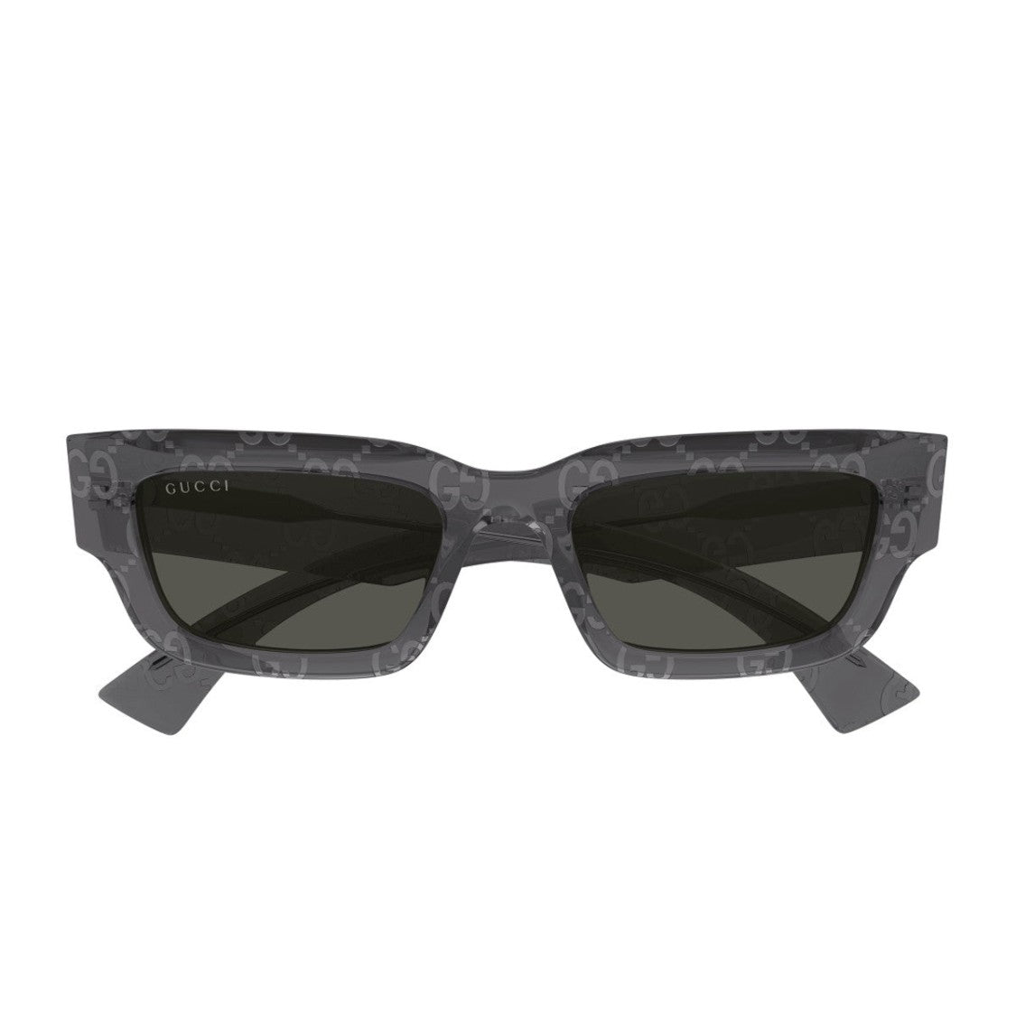 Gucci Grey Gg1838s Recycled Acetate Rectangular Sunglasses