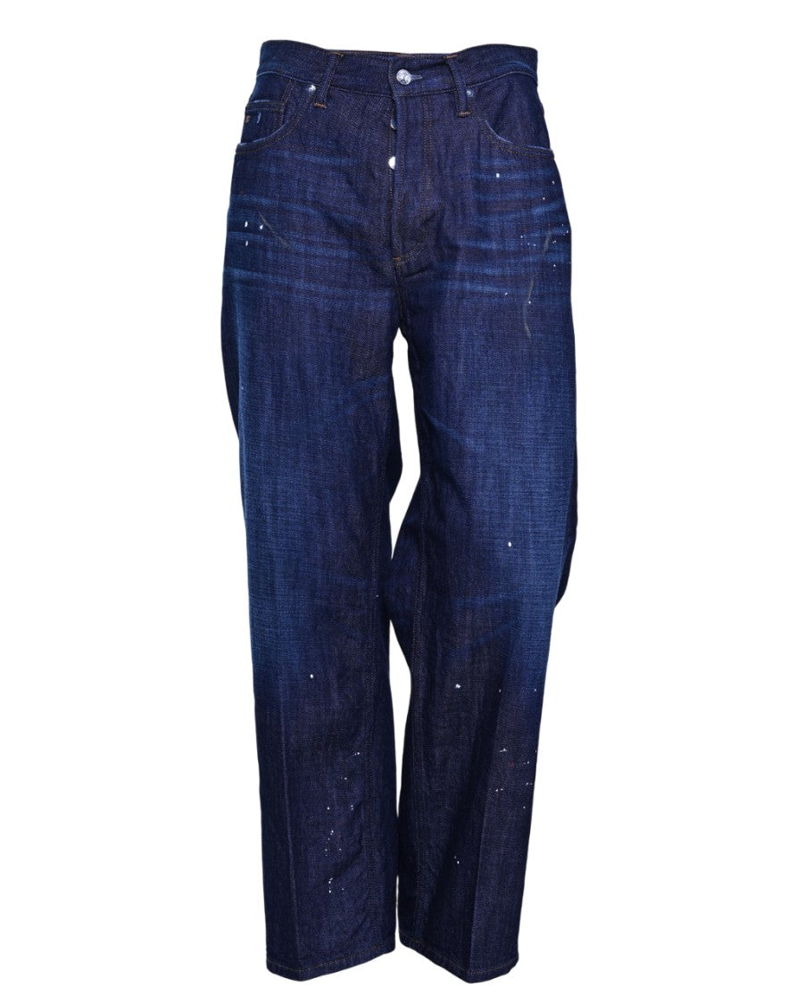 Nine In The Morning Cargo-Style Denim Trousers