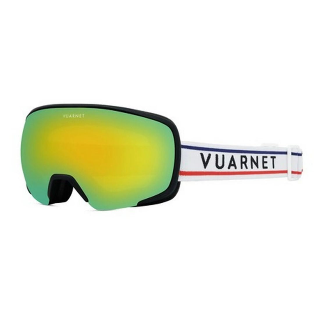 Vuarnet Vu40027u Wraparound Sunglasses With Reflective Yellow-Green Lens