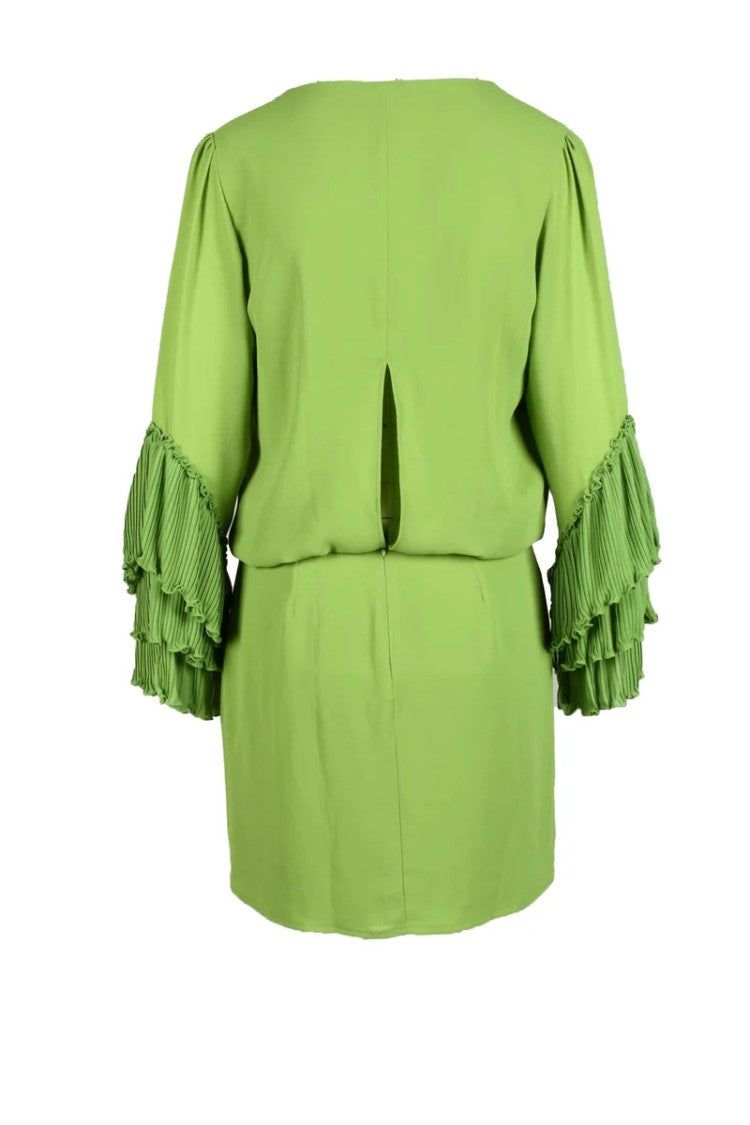 Gil Santucci Pistachio Polyester Dress