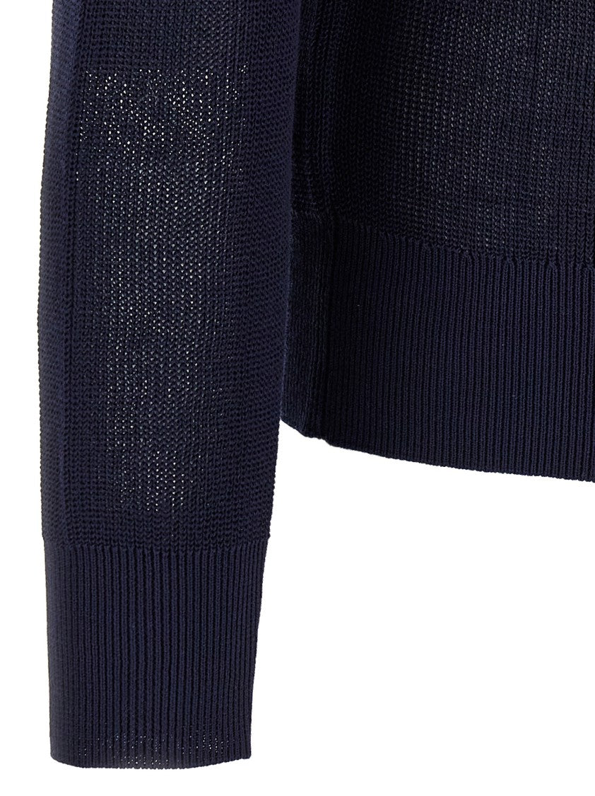 Ballantyne Openwork Cotton Polo Shirt