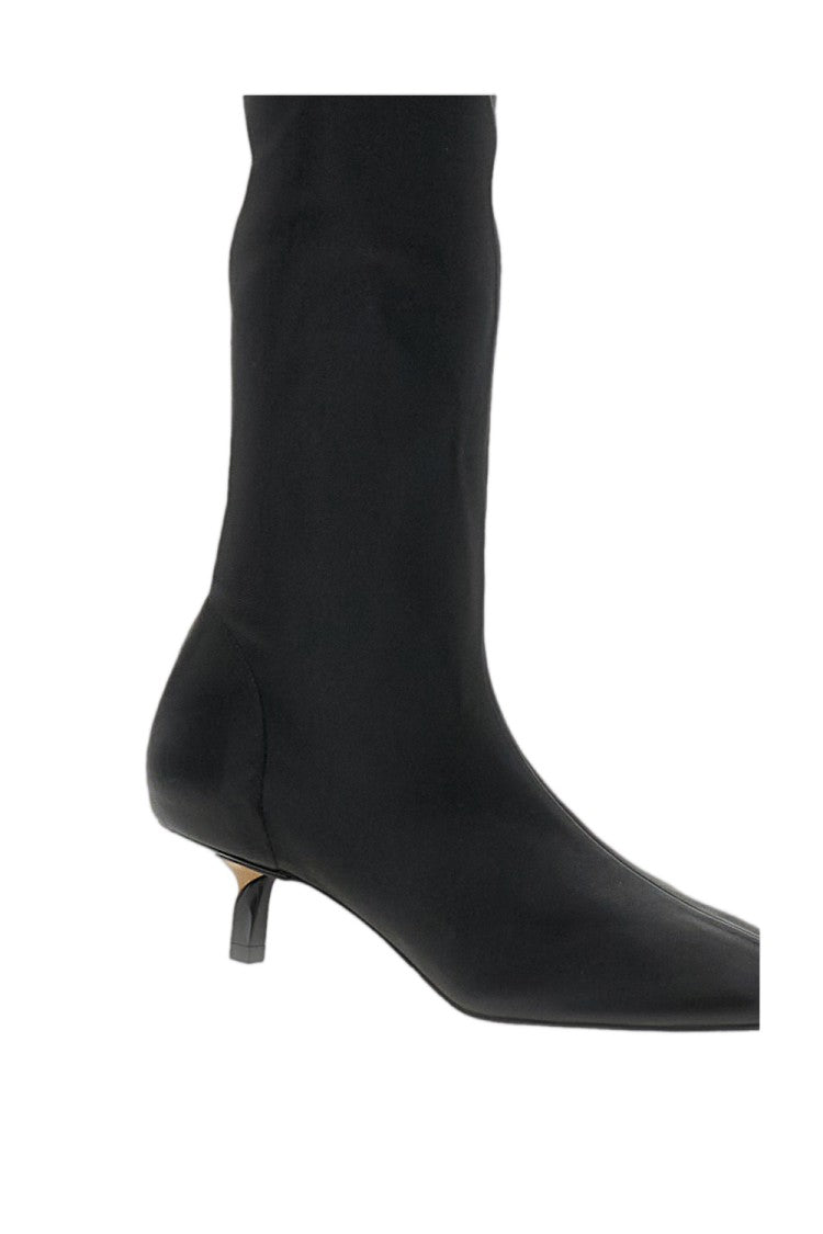 Jacquemus Black Les Bottes Collant Stretch Leather Boots
