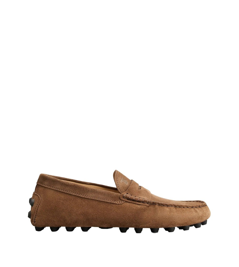 Tod's Brown Mocassino Gommino Macro 52K Shoes