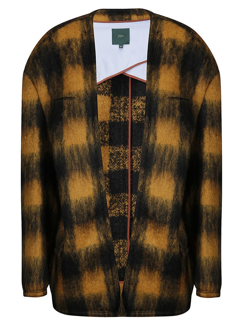 Jejia Tartan Jacket Without Closure