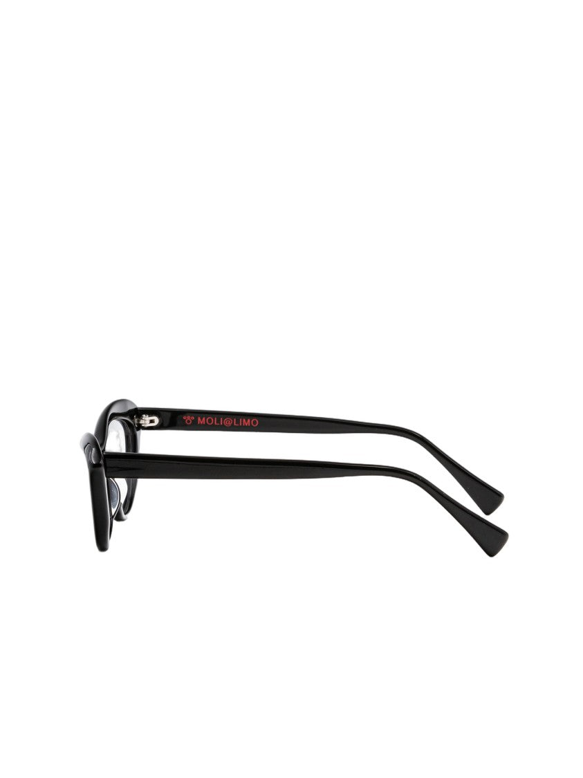 Moli@Limo Black Cat-Eye Optical Frames With Refined Design