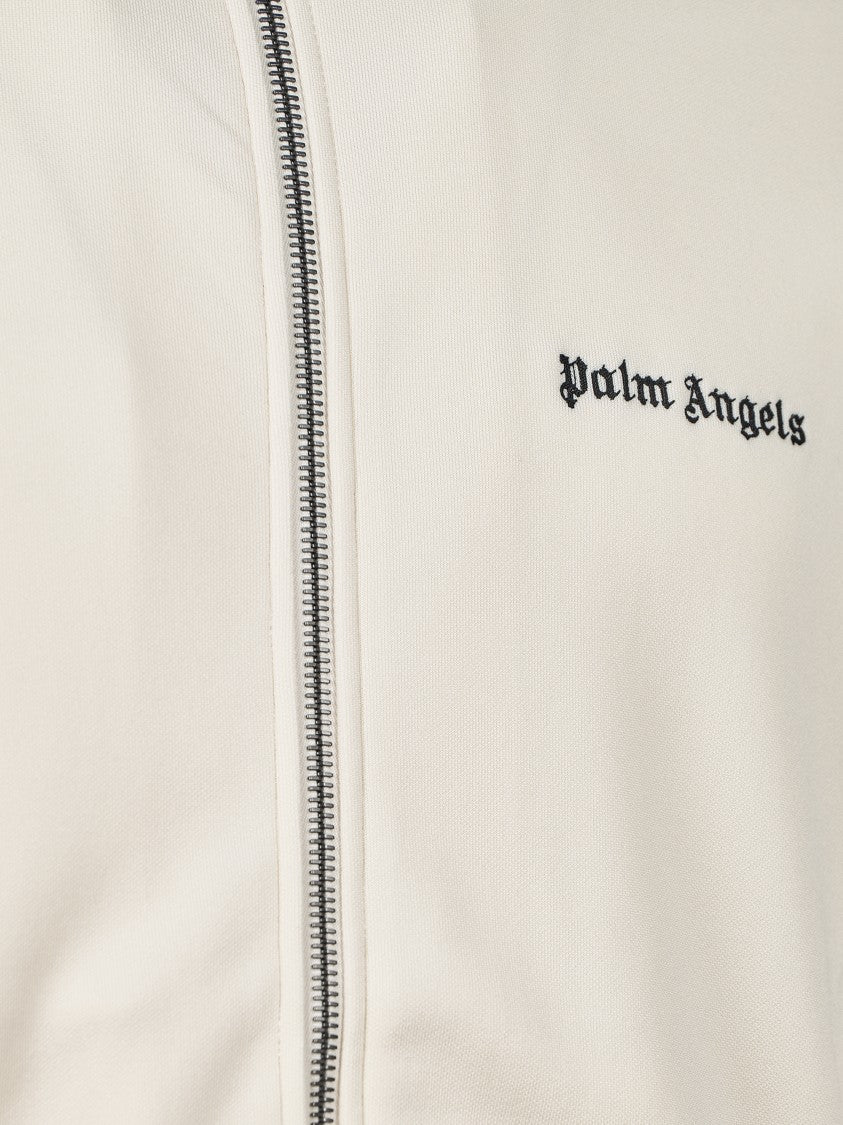 Palm Angels Classic Logo Track Jacket With High Collar And Stylish Panels