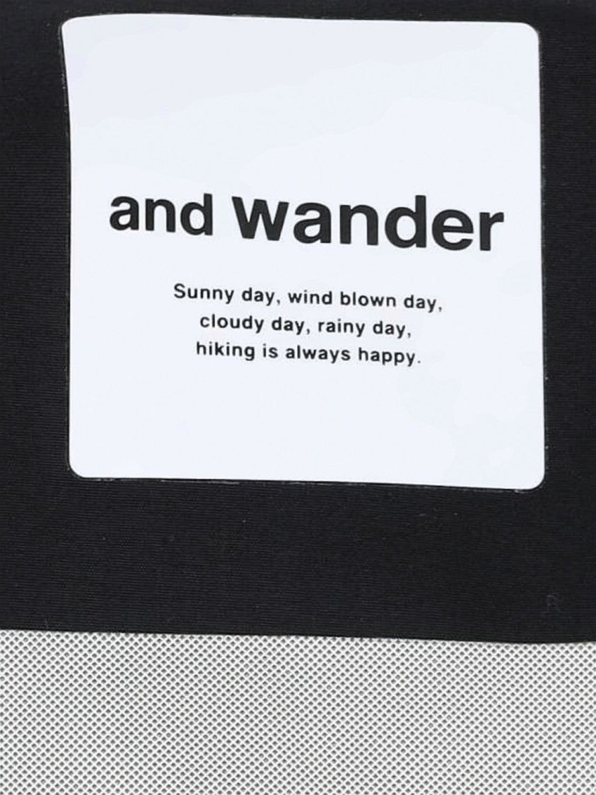 And Wander High Collar Minimalist Jacket With Waterproof Features