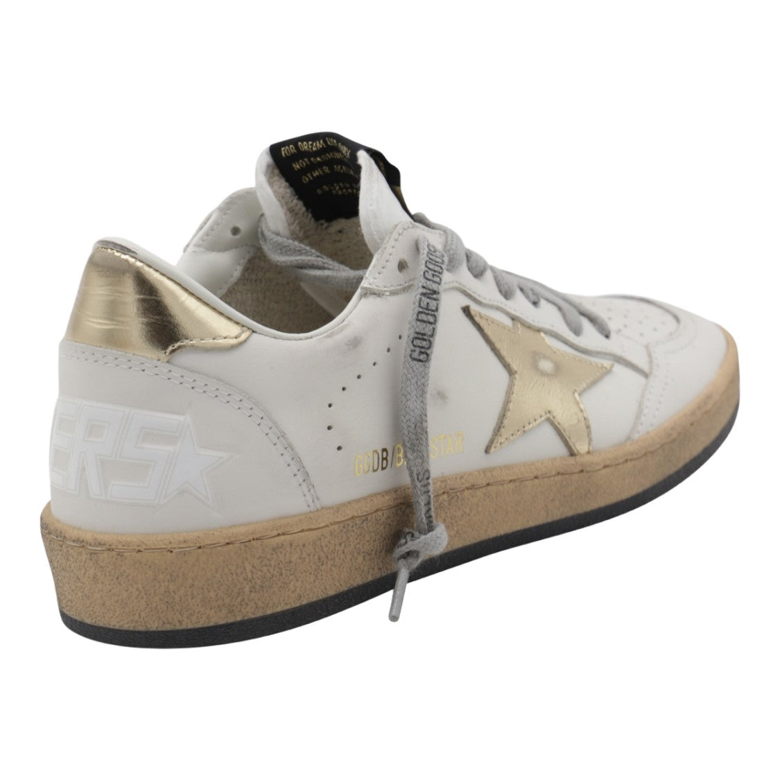 Golden Goose Low-Top White Leather Sneakers