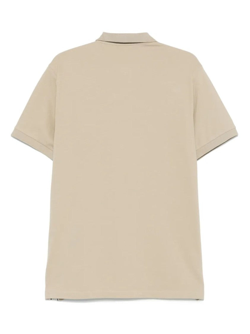 Stone Island Compass-Motif Polo Shirt