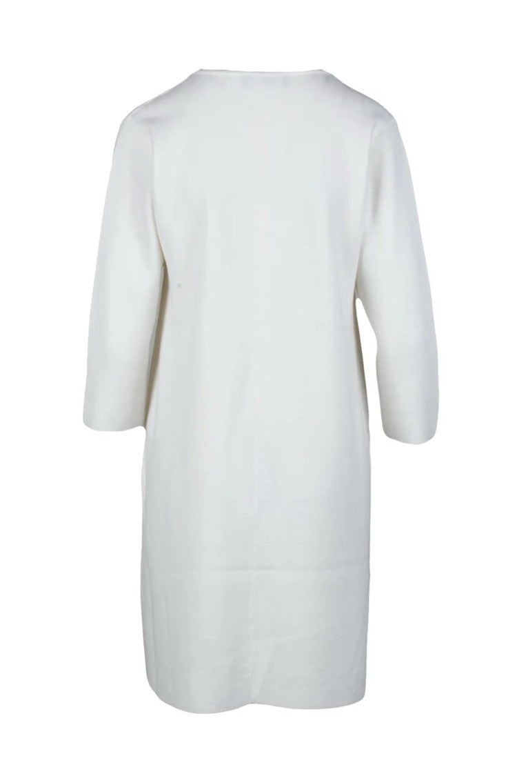 Fabiana Filippi Knit Dress Virgin Wool - White
