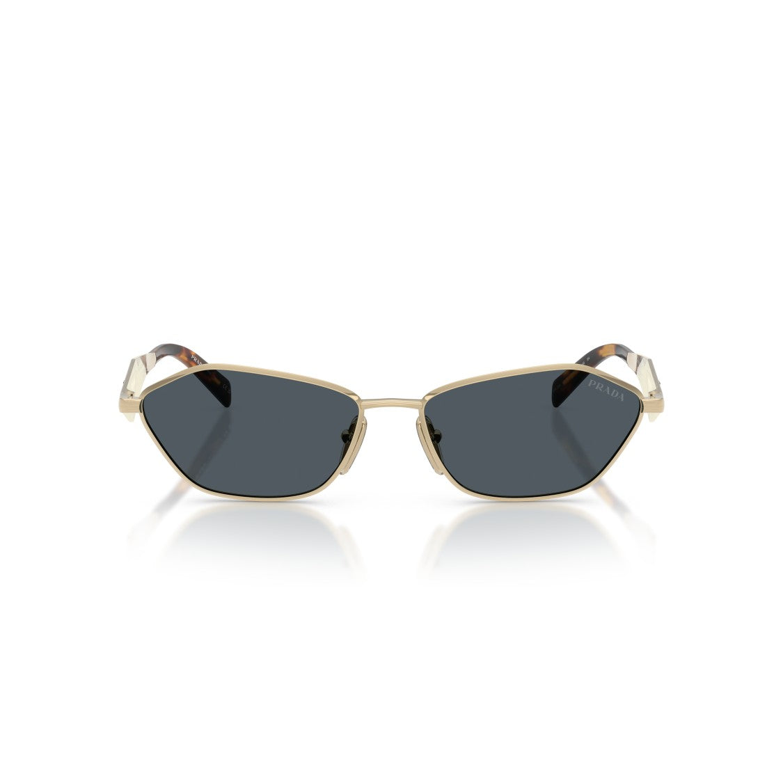 Prada 0Pr D50s Angular Gold Sunglasses